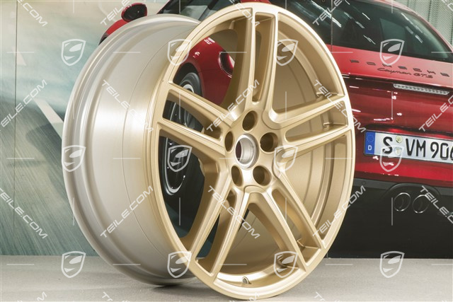 20" Felge "Macan Turbo", 9J x 20 ET26, CMS, Aurum seidenmatt