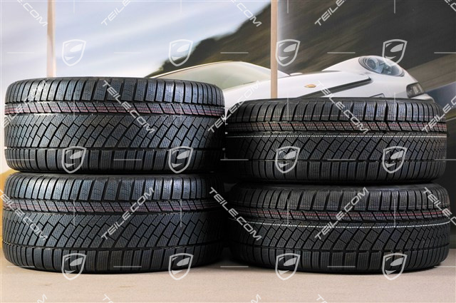 19" Panamera TURBO Winterräder Satz, Felgen 9J x 19 ET 60 + 10J x 19 ET61 + Reifen Continental 255/45 R19+285/40 R19, mit RDK-Sensoren