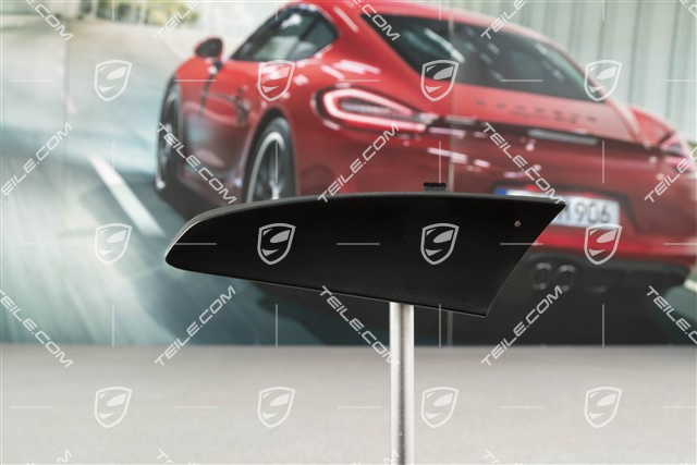 Abdeckblende, Innenbetaetigung / Innenbetätigung, Türverkleidung, hinten, Schwarz, L