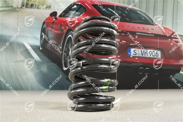 Schraubenfeder, HA, PASM, Sportfahrwerk C2/C2S Coupe, 6-Gang Schaltgetriebe, KENN- Blau