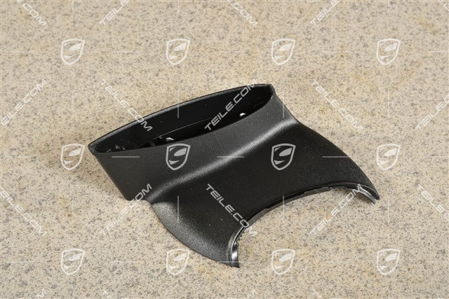 Aussenspiegel, Spiegelgehäuse Blende unten, Schwarz, R