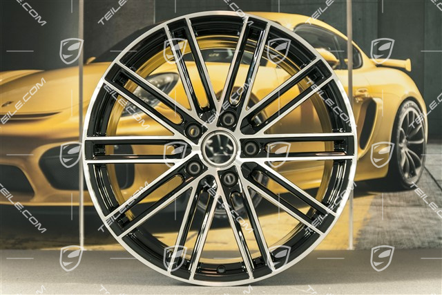 20" Felge 911 Turbo IV, 11,5J x 20 ET56, schwarz hochglanz