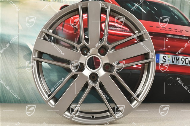 20" Felge Panamera Design 2, 9,5J x 20 ET71, in Platinum Seidenmatt