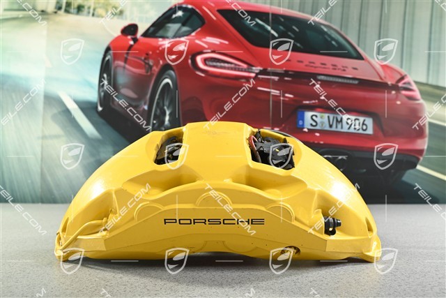 Zacisk hamulcowy przedniej osi, żółty, PCCB, L