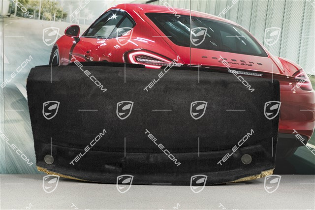 Klebeteppich / Hutablage / Bodenbelag, Schwarz, Klangpaket ASK, Coupe