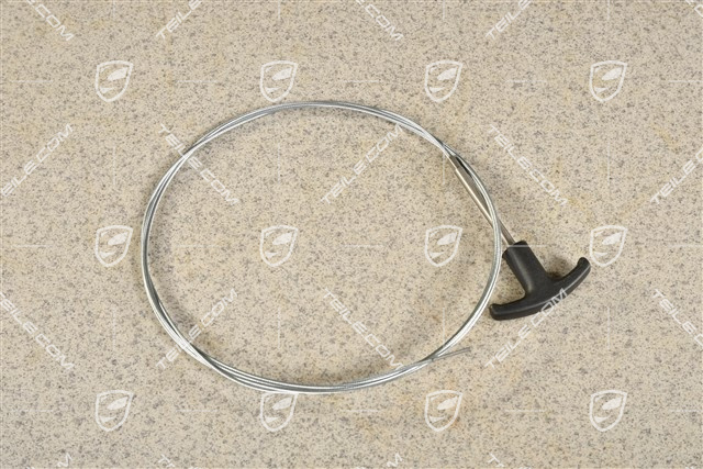 Cable rear lid lock release