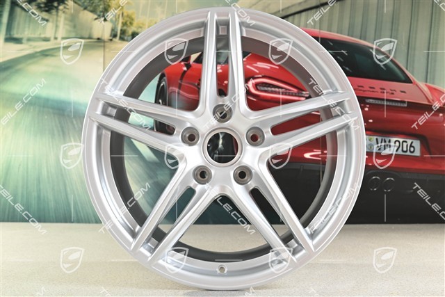 19" Felge Carrera VI, 8,5J x 19 ET50, Brilliantsilber