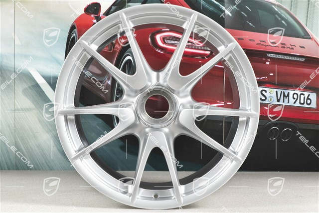 19" GT3 II Komplet felg, przód 8,5J x 19 ET53 + tył 12J x 19 ET63, srebrne