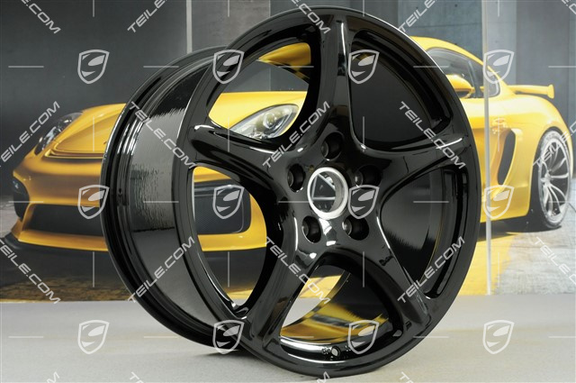 19" Felge "Carrera Classic", 11J x 19 ET67, schwarz hochglanz