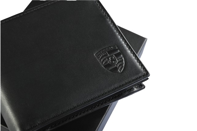 Geldbörse Herren Essential mit geprägtem Porsche Wappen
