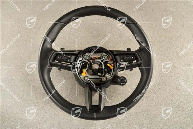 PDK, Multifunktionslenkrad, Leder Schwarz / Sport Chrono Paket Plus