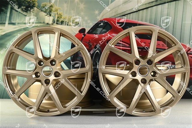 21" Felgensatz Panamera Sport Design, 9,5J x 21 ET71 + 11,5J x 21 ET69, neodyme