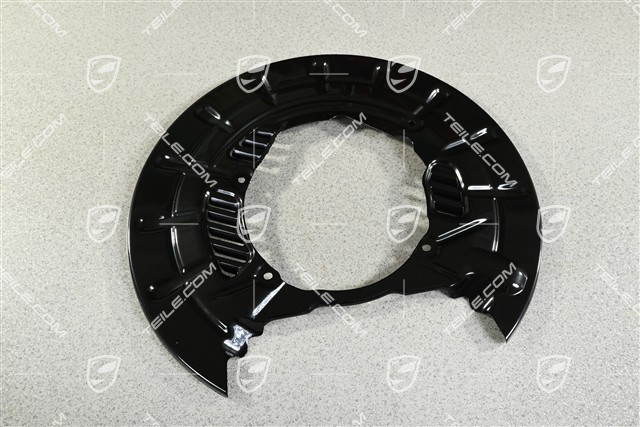 Rear axle disc brake protective plate, PCCB, L