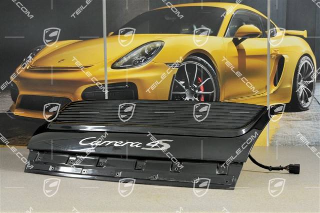 Rear lid (engine lid), set (incl. spoiler and drive), C4S Coupé