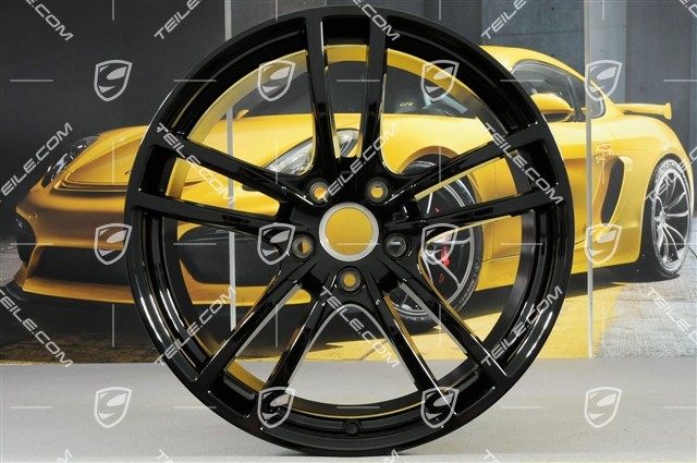21-inch Cayenne COUPÉ Turbo Design wheel rim set 9,5J x 21 ET46 + 11,0J x 21 ET49, black high gloss
