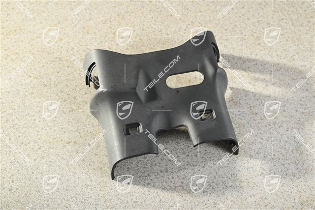 Steering column switch housing, Lower, Satin black