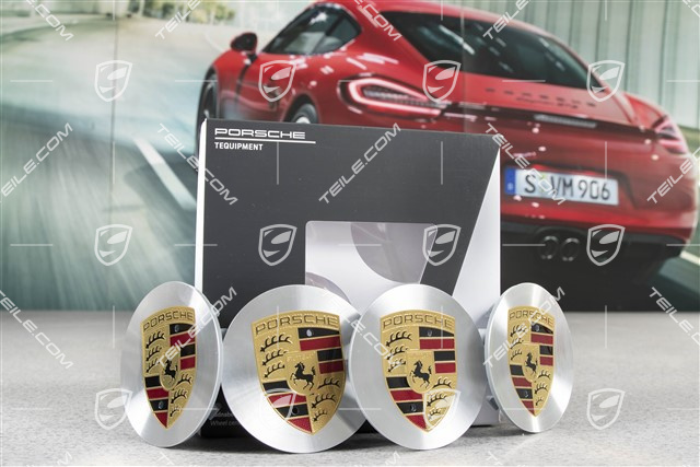 Radzierdeckel Satz (4 Stück), alu-glanzgedreht, für 21" Exclusive Design Felgen