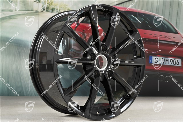 19" Felga Boxster S, 8J x 19 ET57, czarny połysk