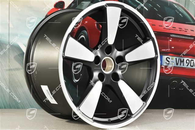 20" Felge Sport Classic "50 Jahre 911", 11,5J x 20 ET48, in Schwarz Seidenmatt