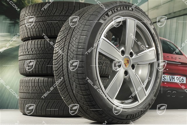 20-inch Cayenne COUPE Sport Classic winter wheel set, rims 9J x 20 ET50 + 10,5J x 20 ET55 + NEW Michelin winter tyres 275/45 R20 + 305/40 R20, with TPMS