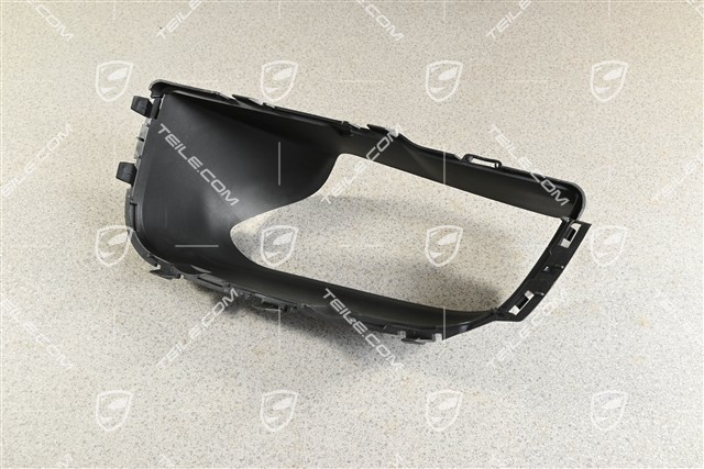 GTS / Turbo, Air duct / guide, Satin black, L