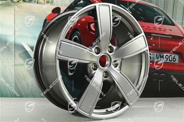 20" Felge Carrera Sport, 8,5J x 20 ET57, platinum seidenmatt