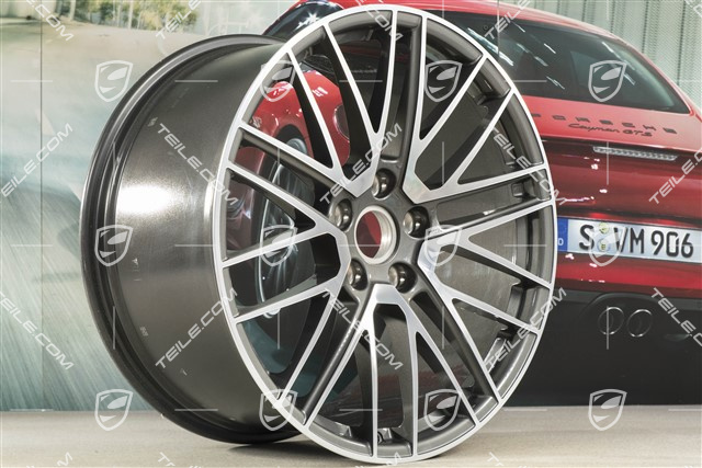 21" Felge Turbo V, 11J x 21 ET66, Titan
