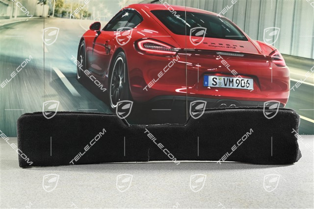 Wykładzina tylna, Czarna, Obudowa mechanizmu spoilera tylnego w bagażniku