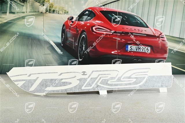 Nakjlejka ozdobna z pasami i napisem GT3 RS, czarny mat, R