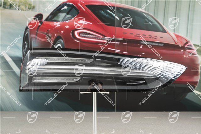 Rear light, outer, black, R