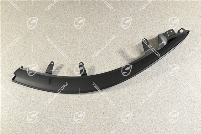 Turbo, Trim cover for rear light, Black matte, L