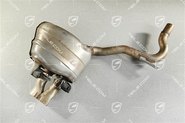 Rear exhaust muffler , without tail pipes, R