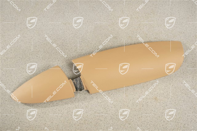 Armlehne, Vorne, Unter teil, Leder, Sandbeige, R