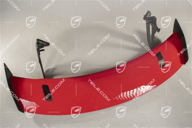 GT3 rear spoiler / wing, upper part, complete, incl. supports and flaps