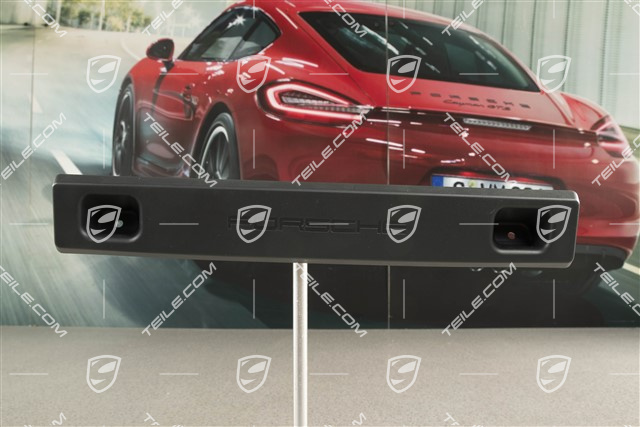 Podstawa tablicy rejestracyjnej, mała, GTS / Sport Design Package, czarna