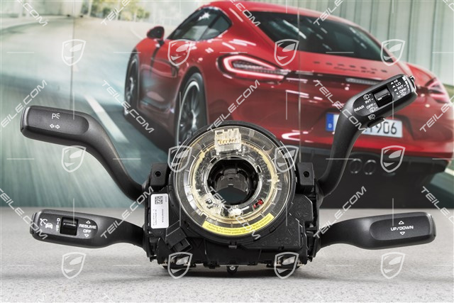 Steering column stalk switch, w/o voice control / ACC / headlight ceaning system / heated 3-spoke multifunction steering wheel