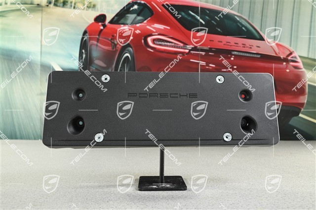 Podstawa tablicy rejestracyjnej, Czarny mat, GT2 RS