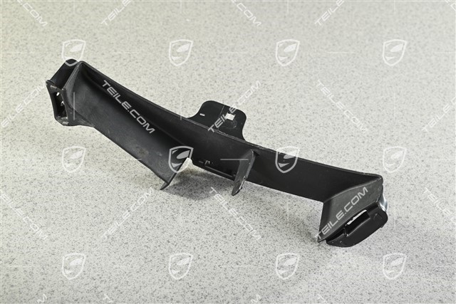 Air guide / duct, black matte, R