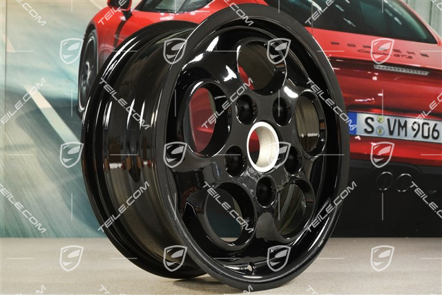 15-inch Wheel "Telefon", 6J x 15 ET36, black high gloss