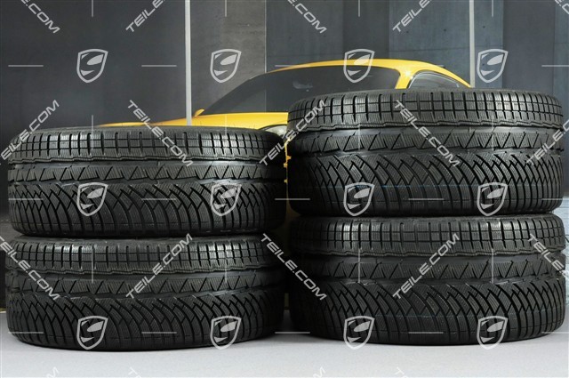20" Cayman GT4 SportTechno Winterräder Satz, Felgen 8,5J x 20 ET57 + 10J x 20 ET50 + NEUE Michelin Winterreifen 235/35 R20 + 275/30 R20, mit RDK-Sensoren