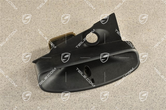 Footwell outlet vent trim cover, Black RHD