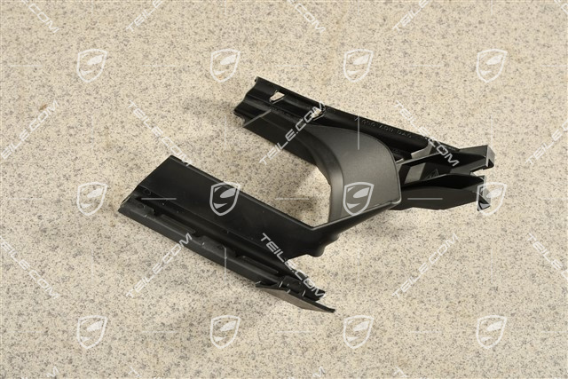 Turbo, Air guide / duct, black matte, L