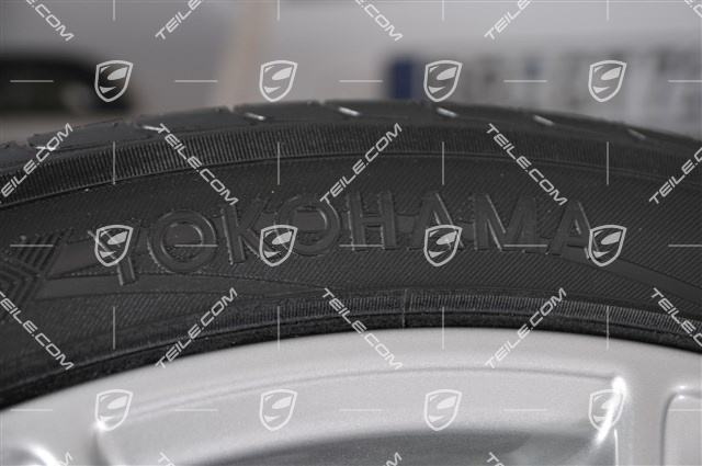 21" Koła letnie SportEdition, GTsrebrny metalik, 4x felgi 10J x 21 ET 50 + 4x opony Yokohama 295/35 R 21 107Y XL, z czujnikami ciśnienia RDK