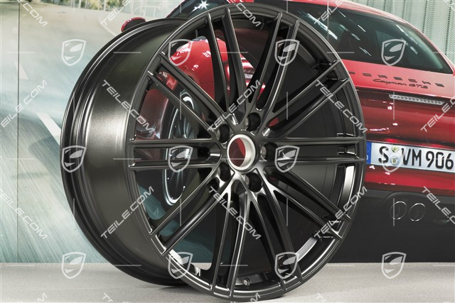 22" Felga Turbo IV, 10J x 22 ET48, czarny satynowy półmat