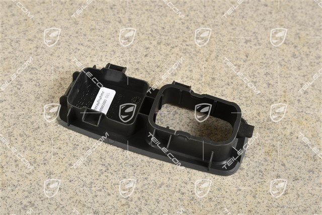 Obudowa przycisku sterowania szyby, strona pasażera, czarna, R