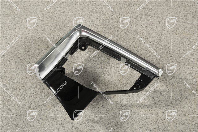 Moulding, Driver's side, Inner, Piano black, LL