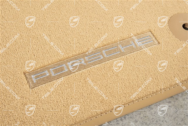 Fußmatten / Fussmattensatz, Velours, Beige