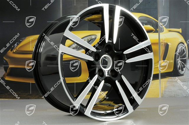 20" Felga Turbo II, 11J x 20 ET68, czarny wysoki połysk