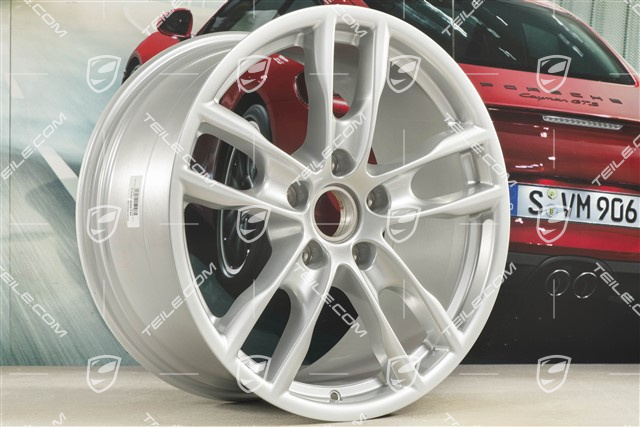 19" Felge Boxster S III, 9,5J x 19 ET45, Brilliantchromlack
