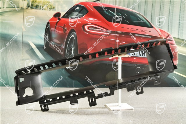Turbo, Blenda zderzaka przedniego / kratka z ACC z InnoDrive, Nightvision, Real Top View, Czarny mat